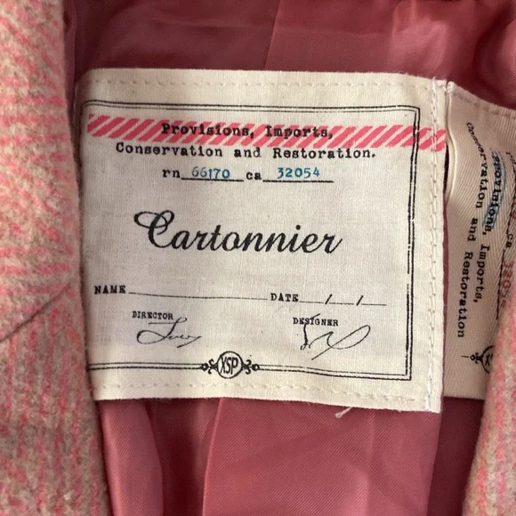 ANTHROPOLOGIE Cartonnier Pink Blazer - Picture 2 of 8